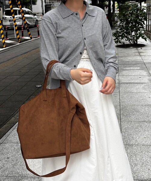 WHIMSIC(ウィムジック)の「【WHIMSIC】ヴィーガンレザー3ウェイトートバッグ(トートバッグ・レディース・キャメル/ブラック・FREE)」の10枚目の写真