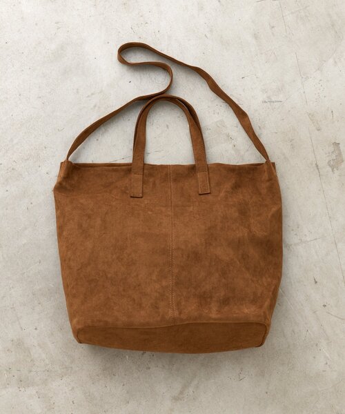 WHIMSIC(ウィムジック)の「【WHIMSIC】ヴィーガンレザー3ウェイトートバッグ(トートバッグ・レディース・キャメル/ブラック・FREE)」の12枚目の写真