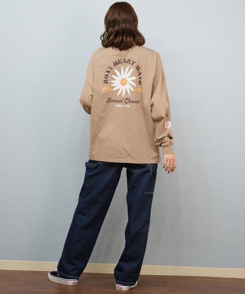 ROXY(ロキシー)の「ROXY/ロキシー バックプリントロンT RLT254033(Tシャツ/カットソー・レディース・ベージュ/ライトグレー/ブラック/ホワイト・M/L)」の6枚目の写真