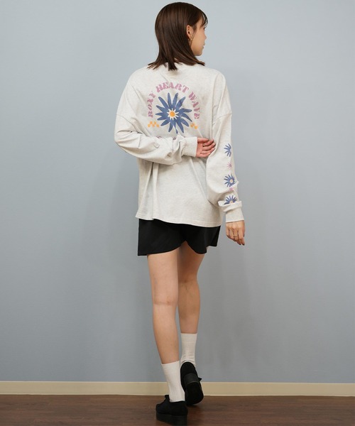 ROXY(ロキシー)の「ROXY/ロキシー バックプリントロンT RLT254033(Tシャツ/カットソー・レディース・ベージュ/ライトグレー/ブラック/ホワイト・M/L)」の15枚目の写真