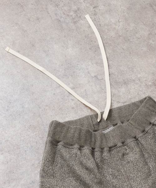 SLOBE IENA（スローブイエナ）の「IRONING/アイロニング グリッタースウェットロングスカート 01IR0134ISLV（スカート・レディース・ライトグレー/チャコールグレー・FREE）」の13枚目の写真