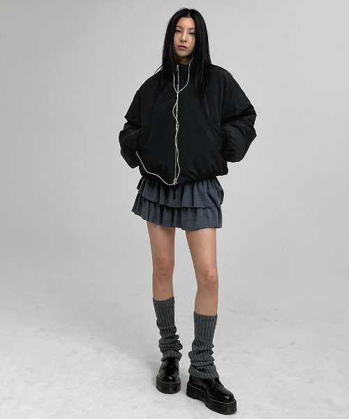 BLACKUP（ブラックアップ）の「[MADE] コカカンカンスカートパンツ（スカート・レディース・ホワイト/チャコール/クリーム/ブラック・ONESIZE）」の6枚目の写真