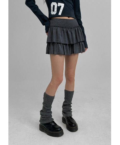 BLACKUP（ブラックアップ）の「[MADE] コカカンカンスカートパンツ（スカート・レディース・ホワイト/チャコール/クリーム/ブラック・ONESIZE）」の9枚目の写真