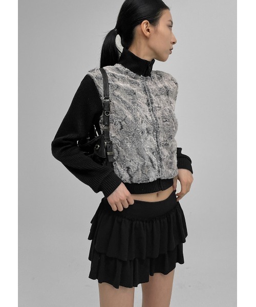 BLACKUP（ブラックアップ）の「[MADE] コカカンカンスカートパンツ（スカート・レディース・ホワイト/チャコール/クリーム/ブラック・ONESIZE）」の13枚目の写真