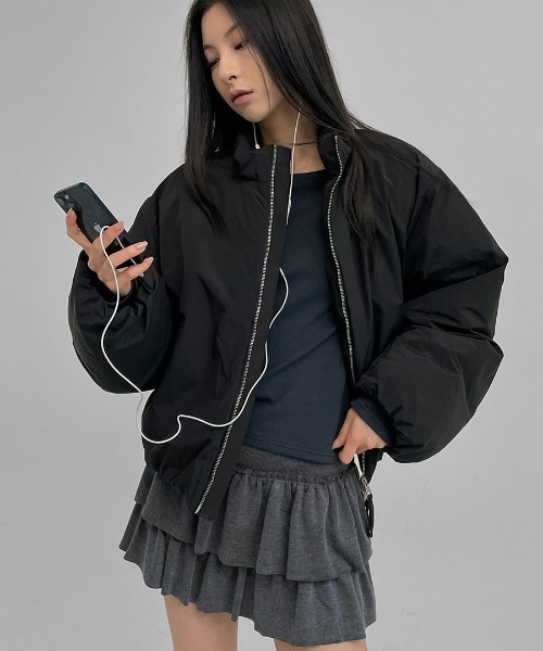 BLACKUP（ブラックアップ）の「[MADE] コカカンカンスカートパンツ（スカート・レディース・ホワイト/チャコール/クリーム/ブラック・ONESIZE）」の8枚目の写真