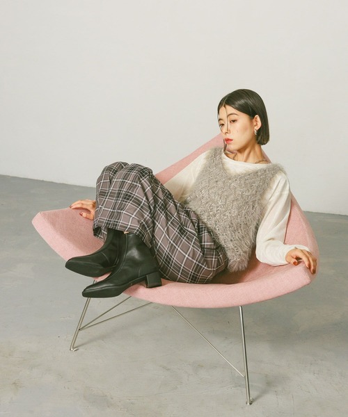 BAYFLOW（ベイフロー）の「[足にフィットして歩きやすい]ストレッチヒールブーツ（ブーツ・レディース・ブラック/ブラウン・LARGE/MEDIUM）」の3枚目の写真