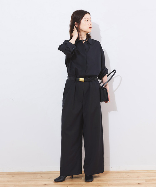 journal standard L'essage(ジャーナルスタンダードレサージュ)の「TRONオールインワン(つなぎ/オールインワン・レディース・ブラウン/ネイビー・36/38)」の2枚目の写真