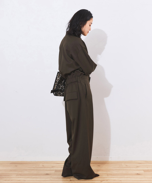 journal standard L'essage(ジャーナルスタンダードレサージュ)の「TRONオールインワン(つなぎ/オールインワン・レディース・ブラウン/ネイビー・36/38)」の16枚目の写真