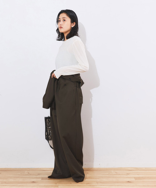 journal standard L'essage(ジャーナルスタンダードレサージュ)の「TRONオールインワン(つなぎ/オールインワン・レディース・ブラウン/ネイビー・36/38)」の10枚目の写真