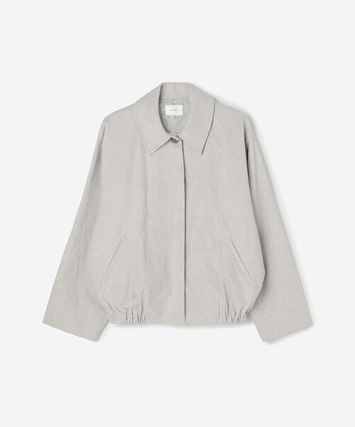 Bshop（ビショップ）の「eunoia | バックシャーリング ショートジャケット WOMEN（その他アウター・レディース・グレー・ONE）」の2枚目の写真