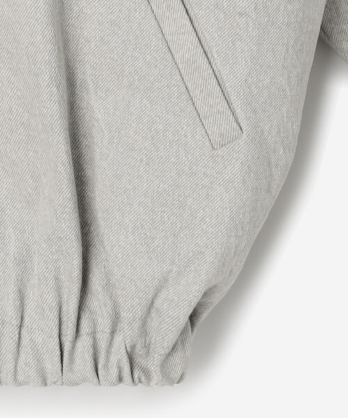 Bshop（ビショップ）の「eunoia | バックシャーリング ショートジャケット WOMEN（その他アウター・レディース・グレー・ONE）」の7枚目の写真