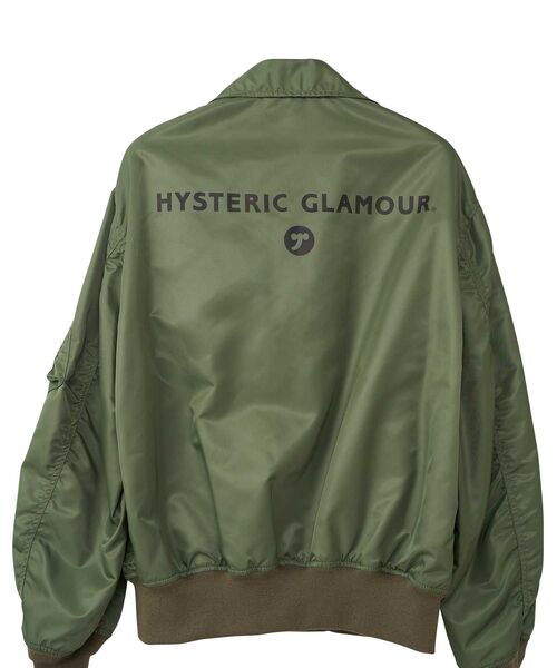 HYSTERIC GLAMOUR(ヒステリックグラマー)の「HG SYMBOL LOGO CWU-36P ジャケット(ミリタリージャケット・メンズ・ネイビー/ブラック/カーキ・MEDIUM/SMALL/X-LARGE/LARGE)」の5枚目の写真