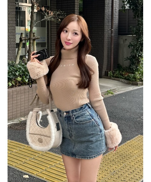 バックカーブデニムミニスカート（スカート）｜Darich（ダーリッチ）の