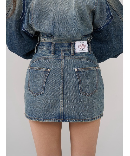 バックカーブデニムミニスカート（スカート）｜Darich（ダーリッチ）の