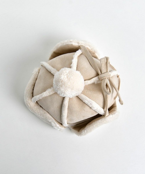 moimoln（モイモルン）の「モルンムートン帽子（ハット・キッズ・ベージュ・48cm/46cm/52cm/50cm）」の4枚目の写真