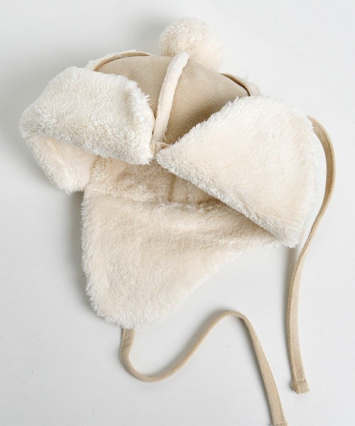 moimoln（モイモルン）の「モルンムートン帽子（ハット・キッズ・ベージュ・48cm/46cm/52cm/50cm）」の5枚目の写真