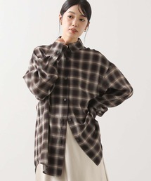 CLOCHE | グレンチェックオーバーシャツ(シャツ/ブラウス)