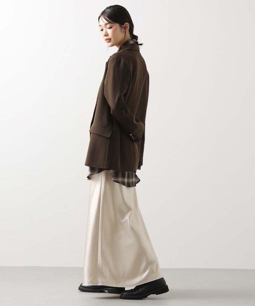 CLOCHE（クロシェ）の「グレンチェックオーバーシャツ（シャツ/ブラウス・レディース・ブラウン系・FREE）」の16枚目の写真