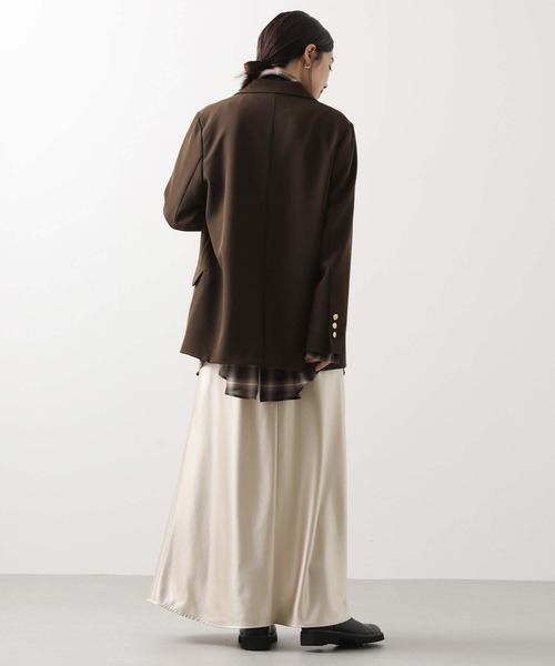 CLOCHE（クロシェ）の「グレンチェックオーバーシャツ（シャツ/ブラウス・レディース・ブラウン系・FREE）」の17枚目の写真