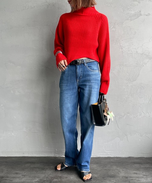 GUESS JEANS（ゲスジーンズ）の「【WEB限定】[GUESS JEANS/ゲス ジーンズ] BOYFRIEND デニムパンツ（デニムパンツ・レディース・ライトインディゴブルー/インディゴブルー・24/25/26）」の3枚目の写真