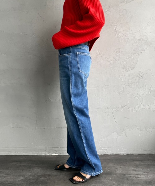 GUESS JEANS（ゲスジーンズ）の「【WEB限定】[GUESS JEANS/ゲス ジーンズ] BOYFRIEND デニムパンツ（デニムパンツ・レディース・ライトインディゴブルー/インディゴブルー・24/25/26）」の12枚目の写真
