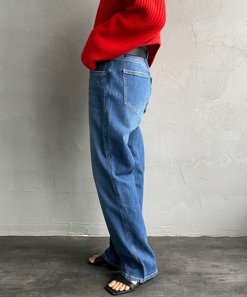 GUESS JEANS（ゲスジーンズ）の「【WEB限定】[GUESS JEANS/ゲス ジーンズ] BOYFRIEND デニムパンツ（デニムパンツ・レディース・ライトインディゴブルー/インディゴブルー・24/25/26）」の15枚目の写真