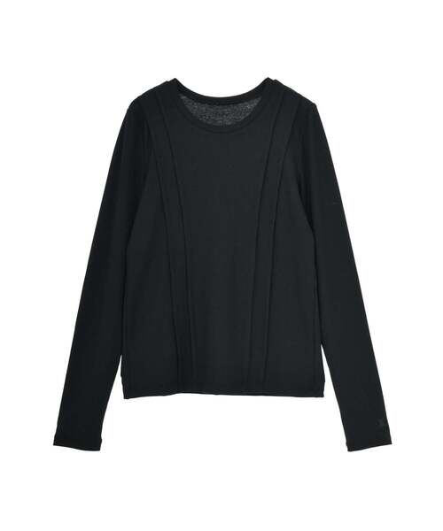 CONVERSE TOKYO(コンバーストウキョウ)の「SHEER RIB TOP(Tシャツ/カットソー・レディース・ホワイト/ブルー/ブラック・FREE)」の2枚目の写真