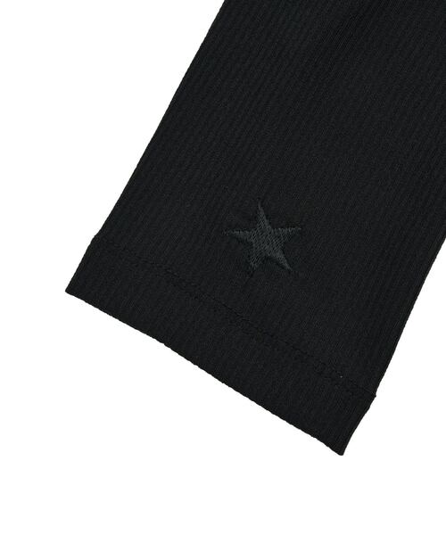 CONVERSE TOKYO(コンバーストウキョウ)の「SHEER RIB TOP(Tシャツ/カットソー・レディース・ホワイト/ブルー/ブラック・FREE)」の11枚目の写真