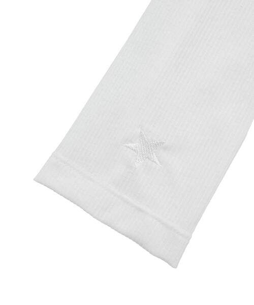 CONVERSE TOKYO(コンバーストウキョウ)の「SHEER RIB TOP(Tシャツ/カットソー・レディース・ホワイト/ブルー/ブラック・FREE)」の9枚目の写真