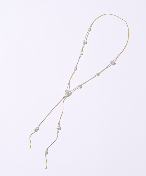 Firsthand(ファーストハンド)の「Firsthand/ファーストハンド ランダムパール ロングネックレス(ネックレス・レディース・シルバー/ゴールド・ONE SIZE)」の8枚目の写真