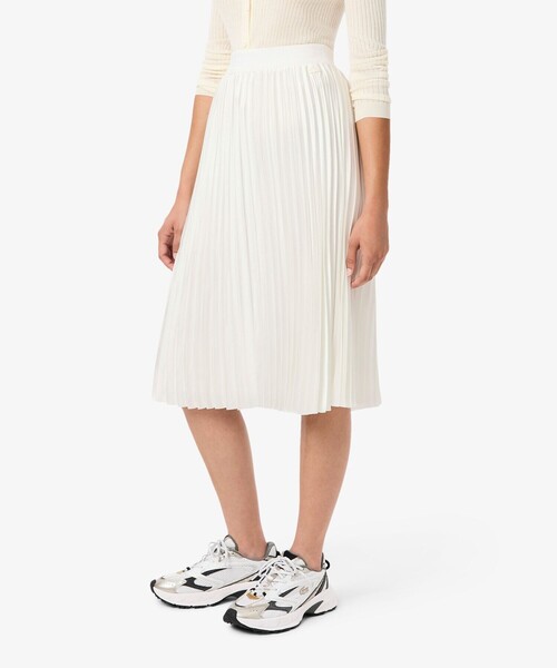 サテンプリーツミドルスカート（スカート）｜LACOSTE（ラコステ）の