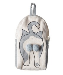 AND PACKABLE（アンドパッカブル）の「AND PACKABLE ニャンタマ ジッパーポーチ（ポーチ）」