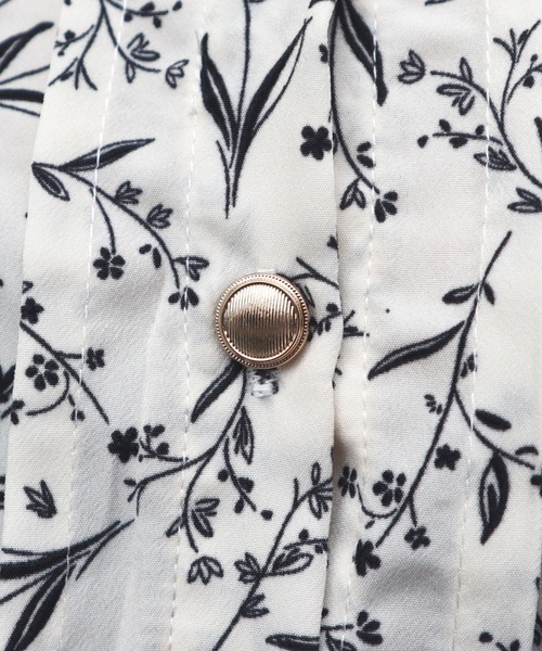 CECIL McBEE(セシルマクビー)の「花柄ピンタックフリルワンピース(ワンピース・レディース・ブラック/アイボリー/ブラウン・MEDIUM)」の11枚目の写真