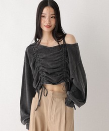 Heather | ドロスト裏毛スウェット　598382(スウェット)