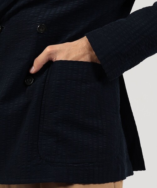 TOMORROWLAND (トゥモローランド)の「コットンコーデュロイ ダブルブレステッド6Bジャケット ALBINI(テーラードジャケット・メンズ・ネイビー/カーキ/ベージュ・48/50/46/44)」の13枚目の写真