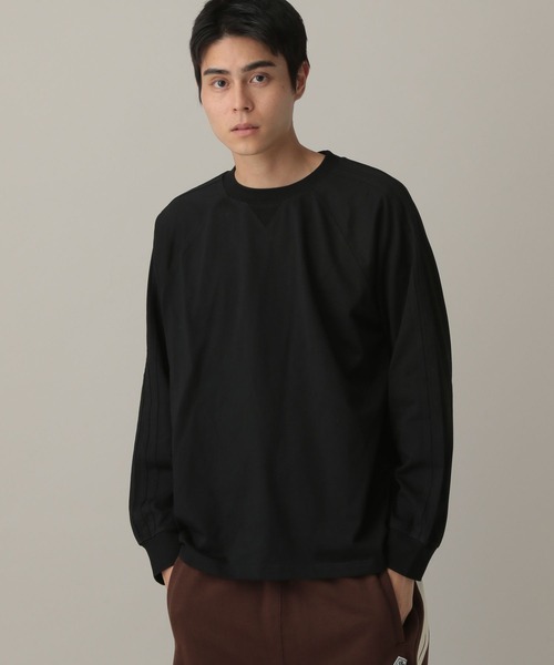 LAND MUSEUM(ランドミュージアム)の「LAND MUSEUM/サイドラインロンT(Tシャツ/カットソー・メンズ・ブラウン/グレー/ブラック・MEDIUM/LARGE)」の2枚目の写真