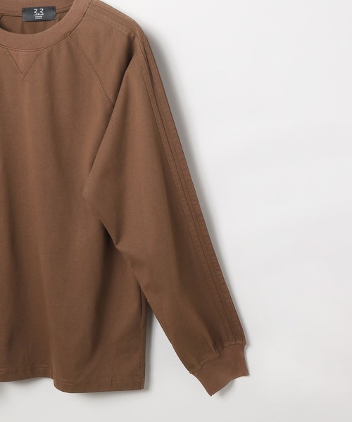 LAND MUSEUM(ランドミュージアム)の「LAND MUSEUM/サイドラインロンT(Tシャツ/カットソー・メンズ・ブラウン/グレー/ブラック・MEDIUM/LARGE)」の11枚目の写真