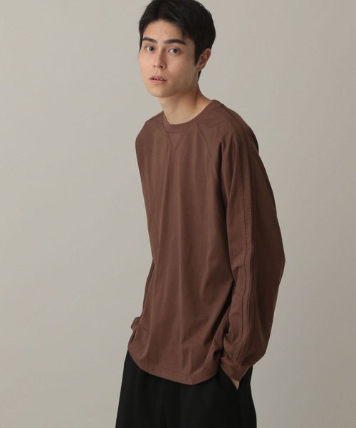 LAND MUSEUM(ランドミュージアム)の「LAND MUSEUM/サイドラインロンT(Tシャツ/カットソー・メンズ・ブラウン/グレー/ブラック・MEDIUM/LARGE)」の20枚目の写真