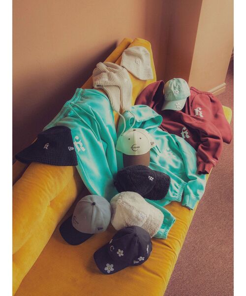 NEW ERA(ニューエラ)の「【CALNAMUR×NEW ERA】SWEAT SHORT HOODIE CALNAMUR(パーカー・レディース・ブラウン/ミント・MEDIUM/LARGE)」の9枚目の写真