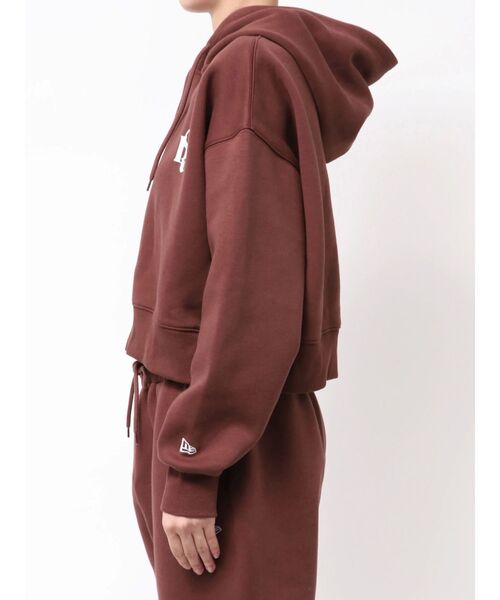 NEW ERA(ニューエラ)の「【CALNAMUR×NEW ERA】SWEAT SHORT HOODIE CALNAMUR(パーカー・レディース・ブラウン/ミント・MEDIUM/LARGE)」の11枚目の写真