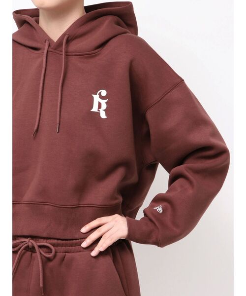 NEW ERA(ニューエラ)の「【CALNAMUR×NEW ERA】SWEAT SHORT HOODIE CALNAMUR(パーカー・レディース・ブラウン/ミント・MEDIUM/LARGE)」の14枚目の写真