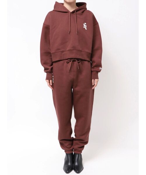 NEW ERA(ニューエラ)の「【CALNAMUR×NEW ERA】SWEAT SHORT HOODIE CALNAMUR(パーカー・レディース・ブラウン/ミント・MEDIUM/LARGE)」の18枚目の写真