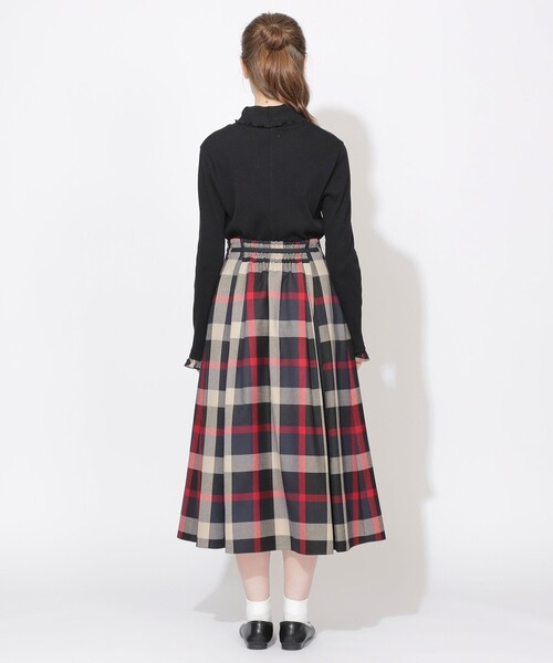 CB CRESTBRIDGE（シービークレストブリッジ）の「クレストブリッジチェックスカート（スカート・レディース・ブルー系その他7/レッド系その他2・M/S）」の10枚目の写真