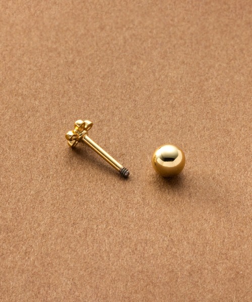 Cream dot.(クリームドット)の「【サージカルステンレス】マイクロフラワーのステンレス製スクリューロックピアス(ピアス(両耳用)・レディース・ゴールド/ピンクゴールド/シルバー・ONE SIZE)」の12枚目の写真