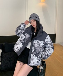 セール】ダウンジャケット/コート（花柄・ボタニカル柄）ファッション