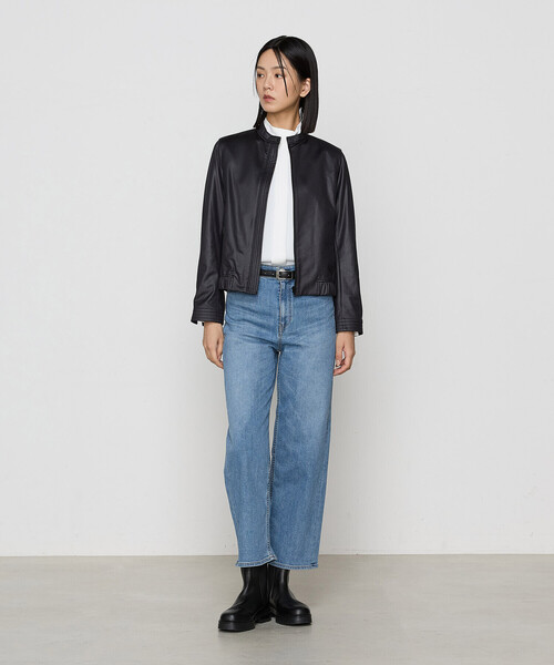 K.T KIYOKO TAKASE（キヨコタカセ）の「マットサテン デザインハイネックブラウス（シャツ/ブラウス・レディース・ブラック/ボルドー/ホワイト/ブラウン・9号/11号）」の9枚目の写真