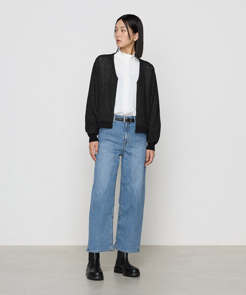 K.T KIYOKO TAKASE（キヨコタカセ）の「マットサテン デザインハイネックブラウス（シャツ/ブラウス・レディース・ブラック/ボルドー/ホワイト/ブラウン・9号/11号）」の10枚目の写真