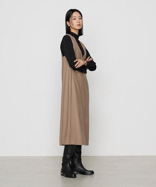 K.T KIYOKO TAKASE（キヨコタカセ）の「マットサテン デザインハイネックブラウス（シャツ/ブラウス・レディース・ブラック/ボルドー/ホワイト/ブラウン・9号/11号）」の12枚目の写真