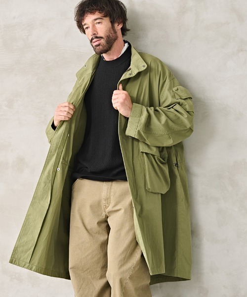 Kelen（ケレン）の「mj11184- MELVILLE  MODS UTILITY COAT モッズユーティリティーコート(KLM26HJK1121)（モッズコート・メンズ・ブラック/カーキ・38/40/42）」の4枚目の写真