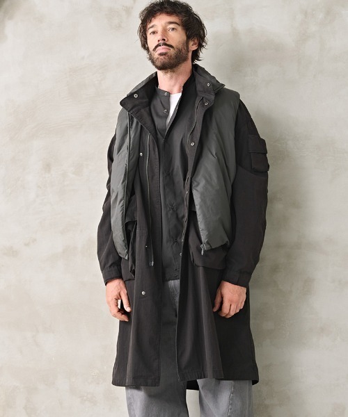 Kelen（ケレン）の「mj11184- MELVILLE  MODS UTILITY COAT モッズユーティリティーコート(KLM26HJK1121)（モッズコート・メンズ・ブラック/カーキ・38/40/42）」の11枚目の写真